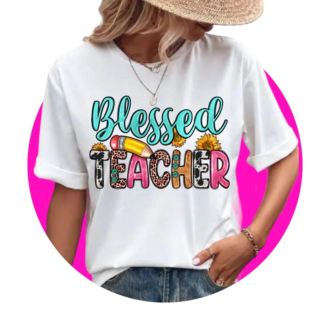 Graphic Tee Teacher- Blessed Teacher