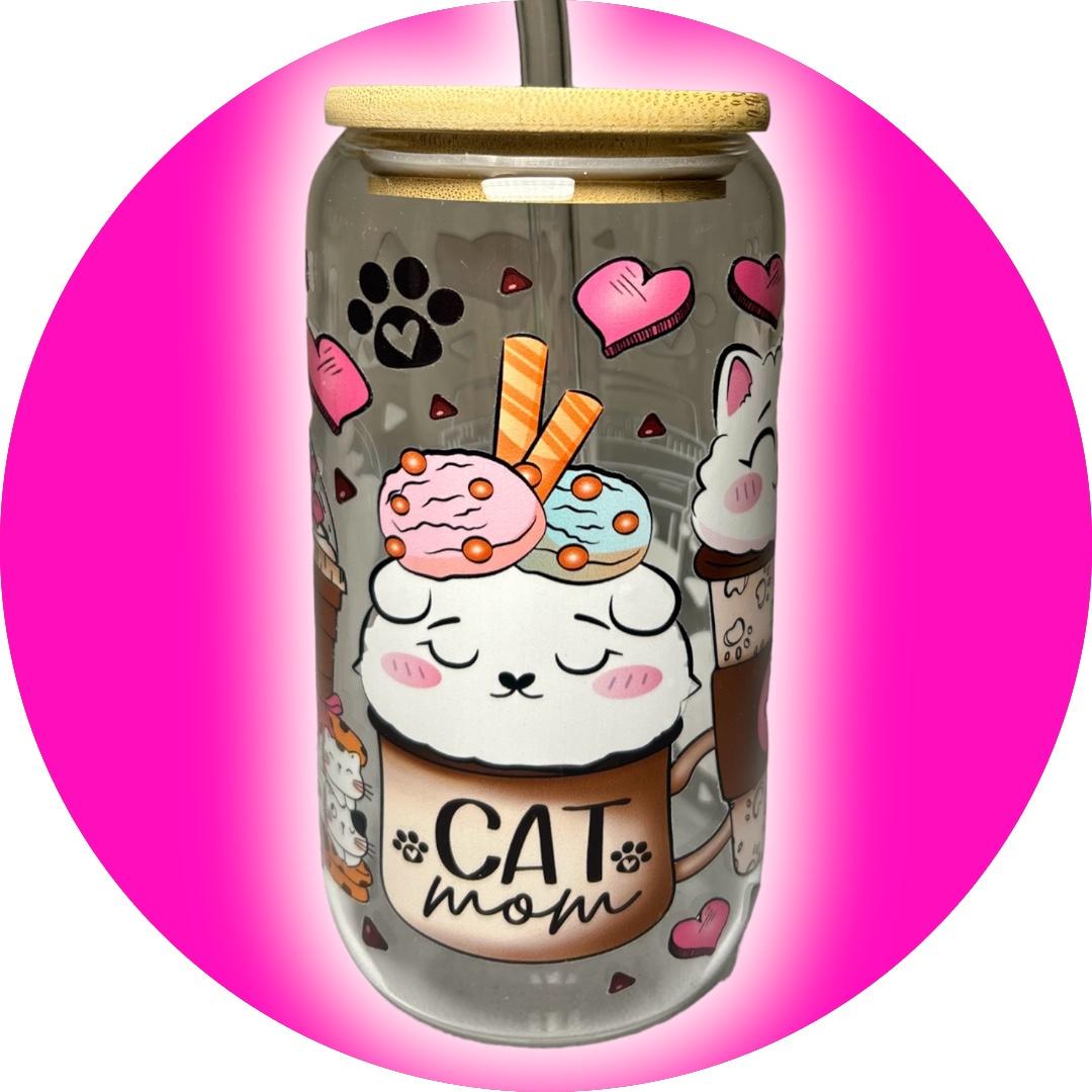 Item:M-106 Cat Mom & Coffee